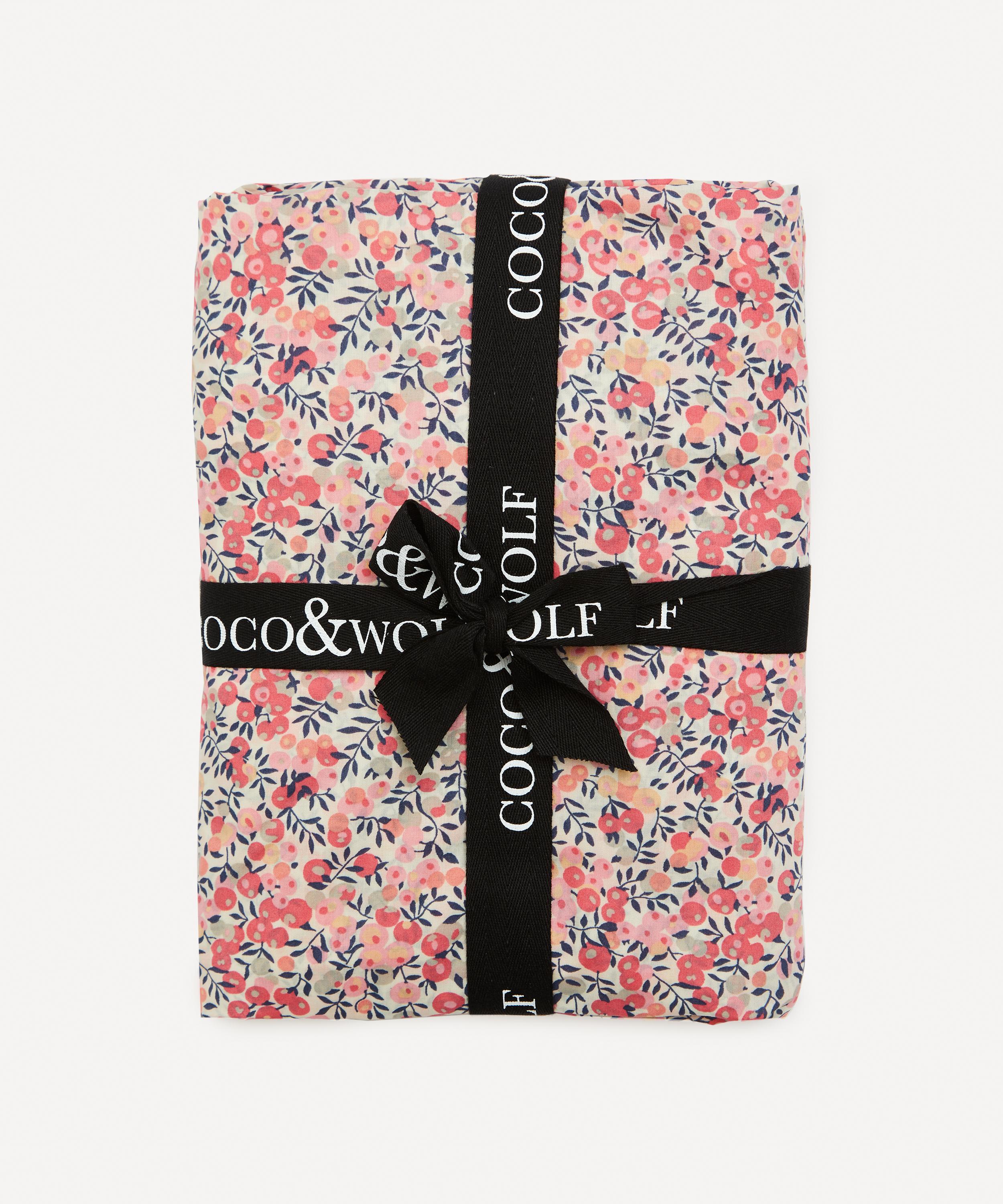 Coco & Wolf - Wiltshire Pink Double Fitted Sheet image number 1