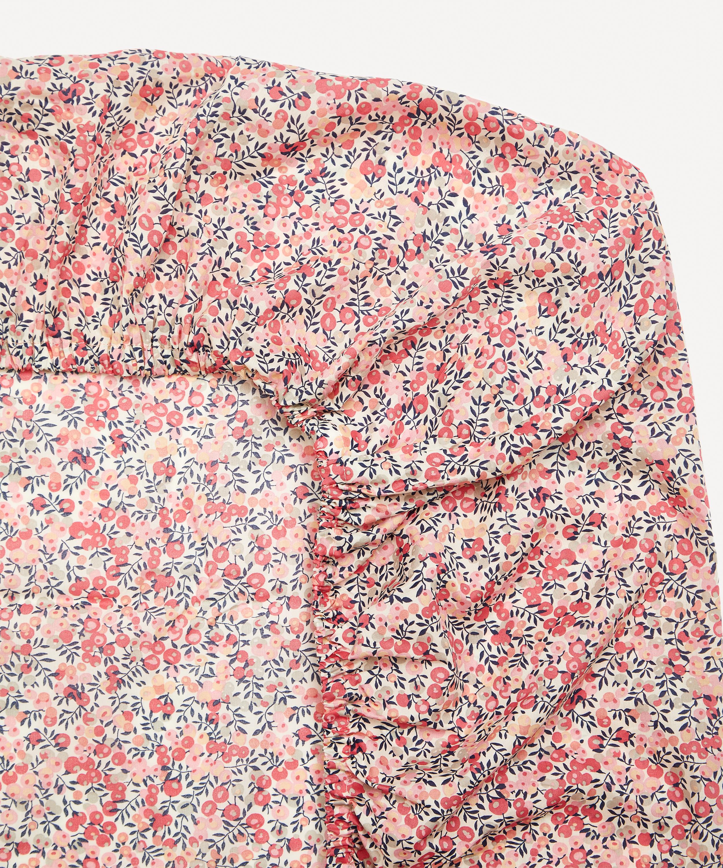Coco & Wolf - Wiltshire Pink Double Fitted Sheet image number 2