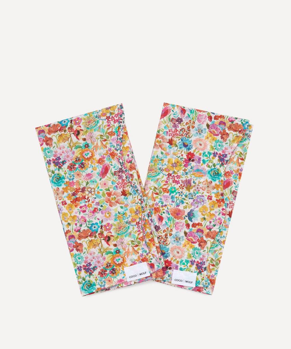 Coco & Wolf - Classic Meadow and Betsy Ann Wavy Edge Napkins Set of Two