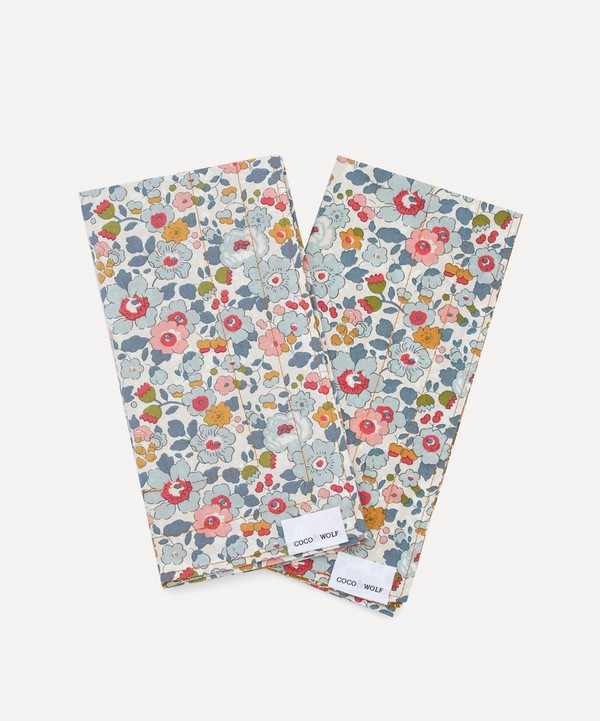 Coco & Wolf - Betsy and Capel Stitch Edge Napkins Set of Two image number null
