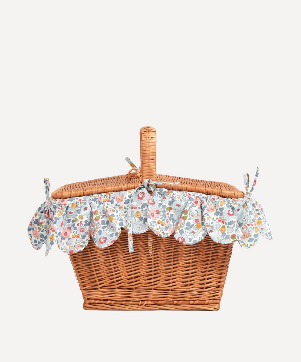 Coco & Wolf - Betsy Two-Person Filled Rectangle Wicker Picnic Basket