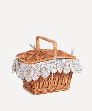 Coco & Wolf - Betsy Two-Person Filled Rectangle Wicker Picnic Basket image number 2
