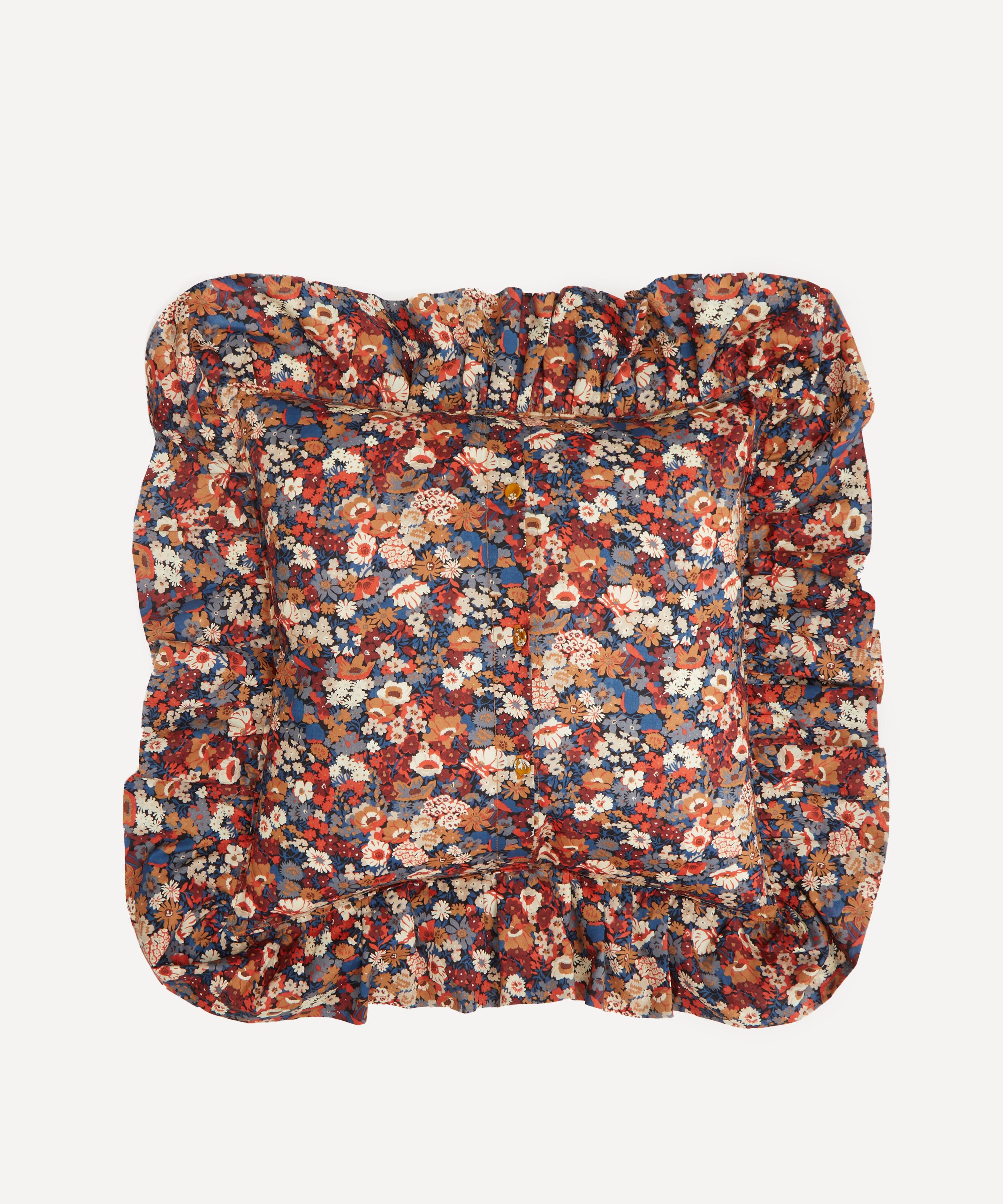 Coco & Wolf - Thorpe and Capel Double Ruffle Square Cushion image number 1