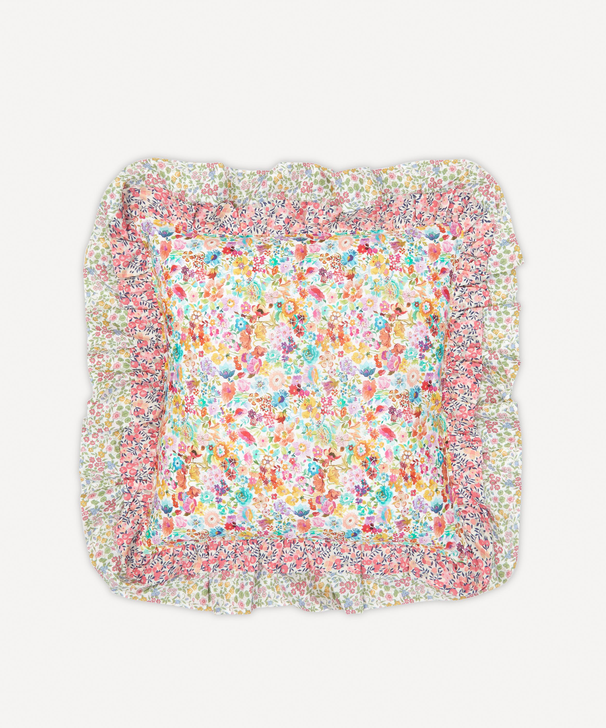 Coco & Wolf - Classic Meadow Wiltshire and Lilibet Double Ruffle Square Cushion image number 0