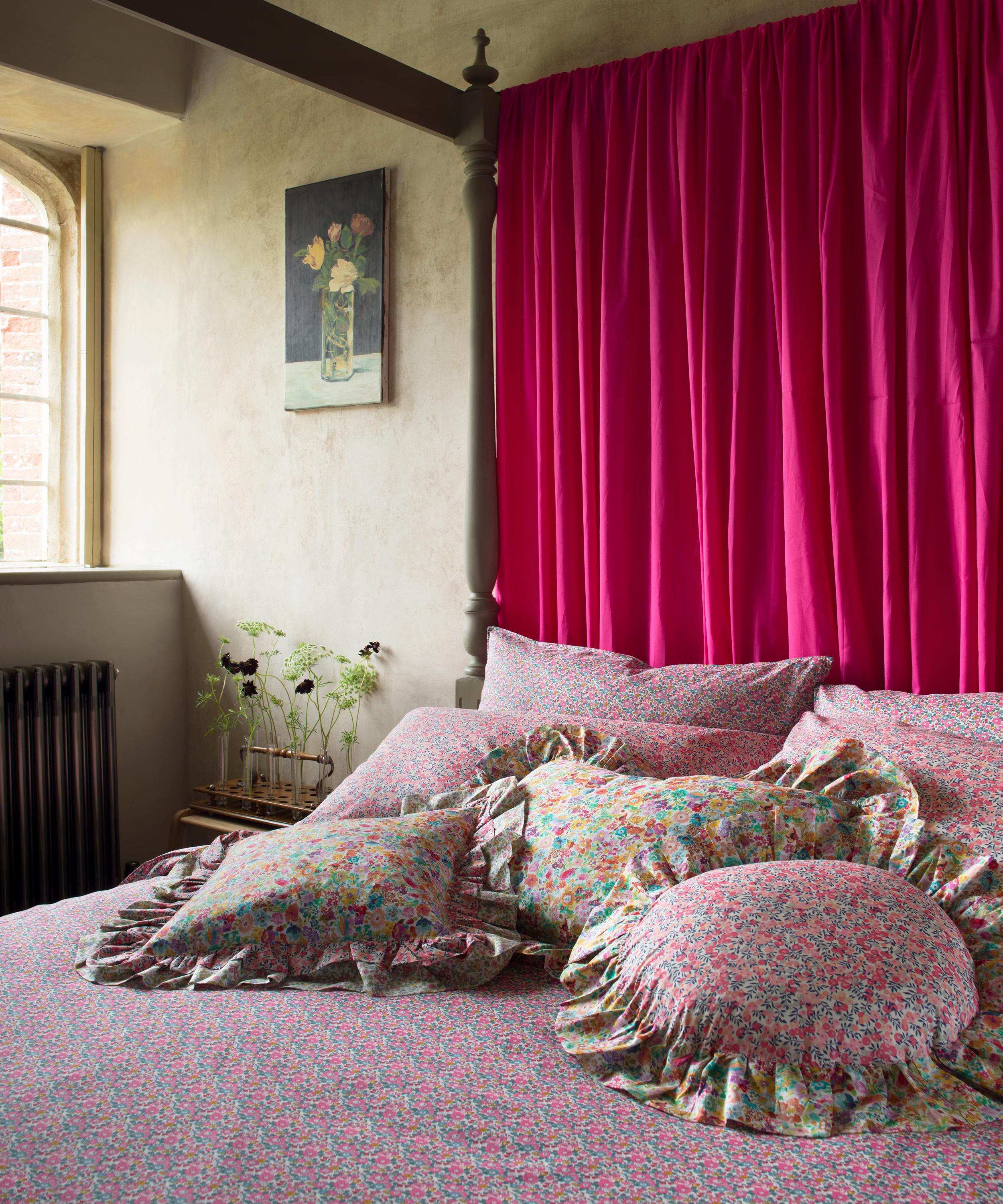 Coco & Wolf - Classic Meadow Wiltshire and Lilibet Double Ruffle Square Cushion image number 1