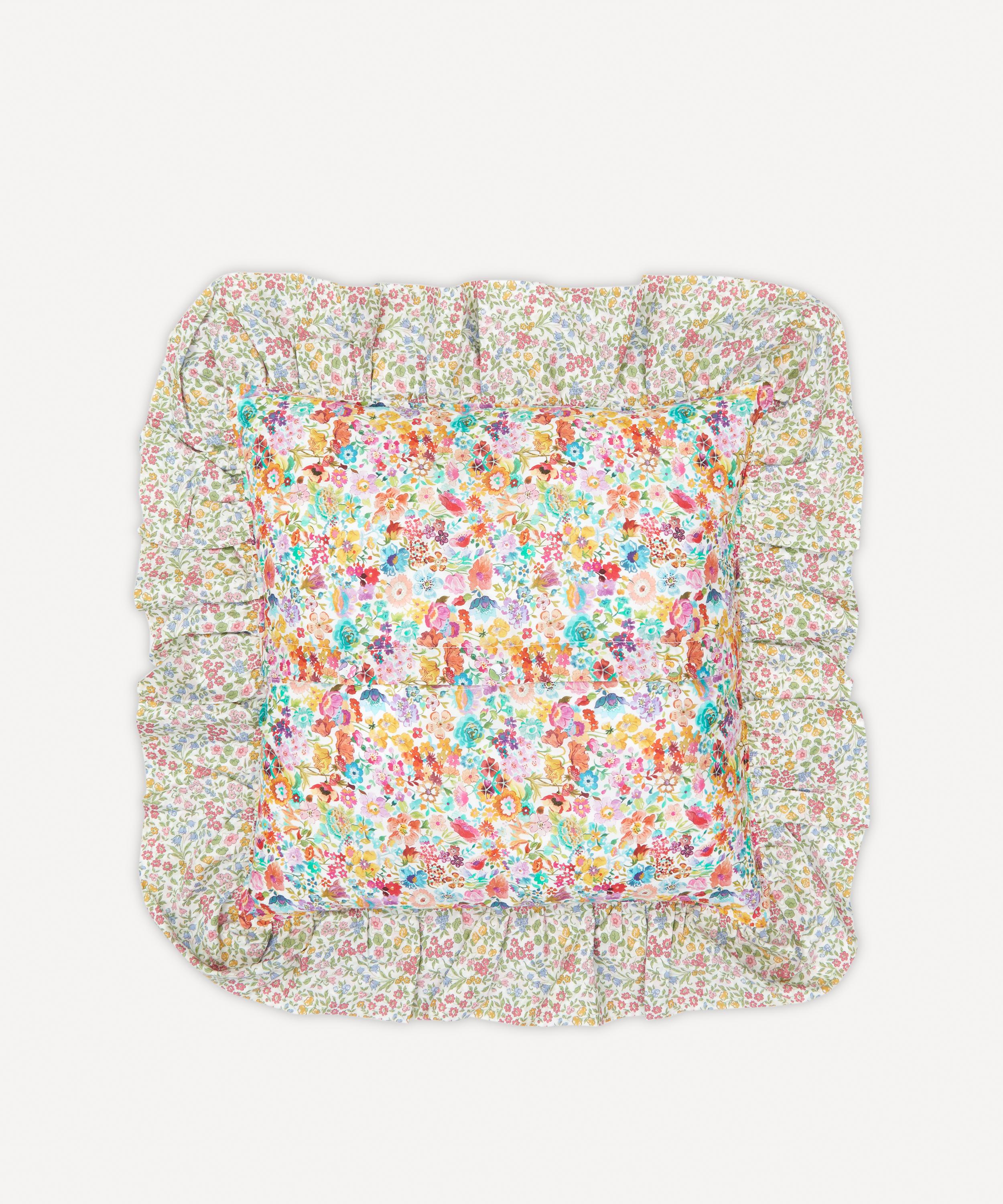 Coco & Wolf - Classic Meadow Wiltshire and Lilibet Double Ruffle Square Cushion image number 2
