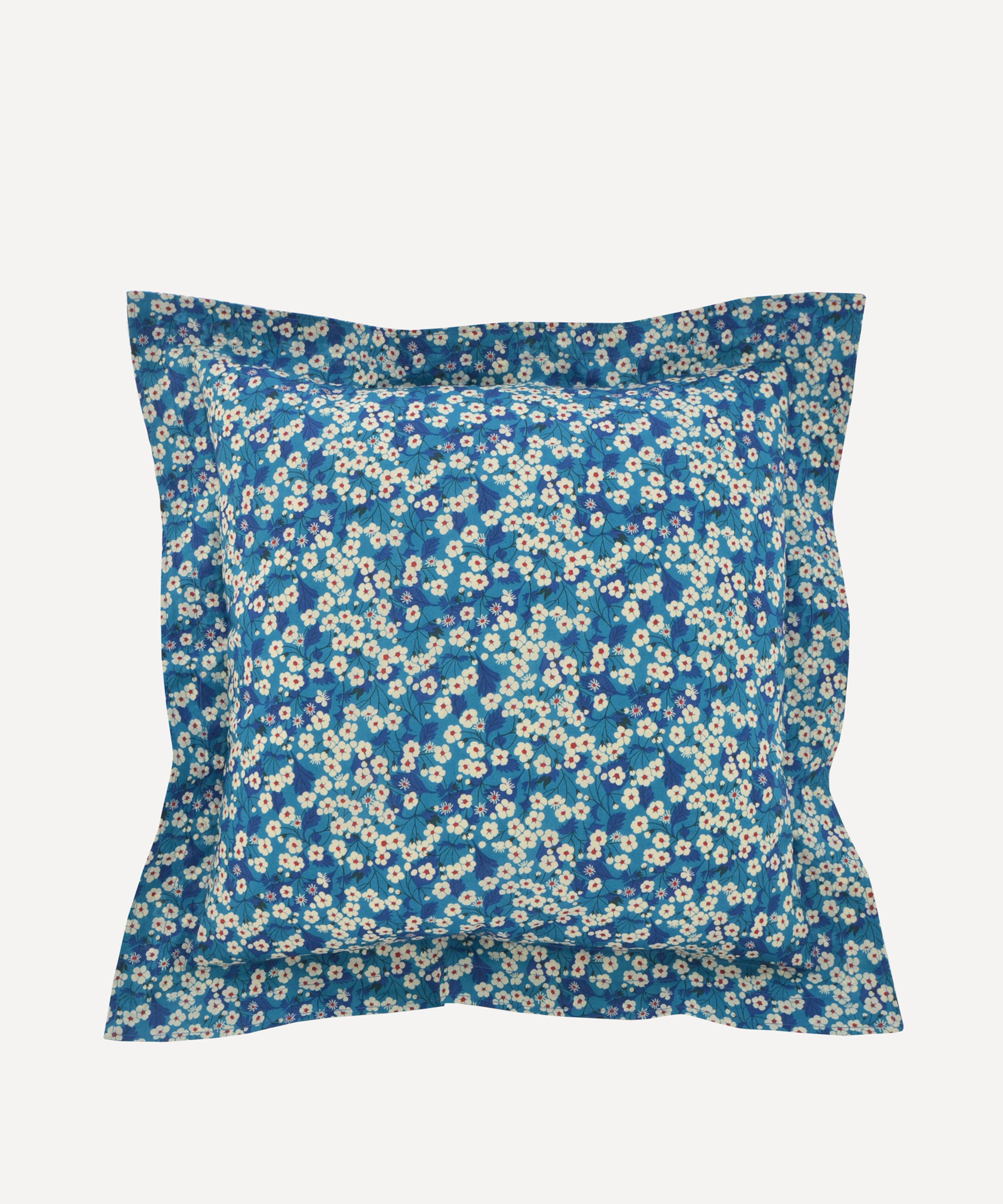 Coco & Wolf - Mitsi Aqua Stitch Edge Square Cushion image number 0