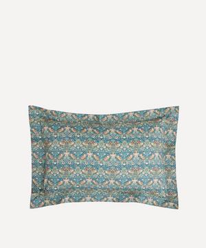 Coco & Wolf - Strawberry Thief Stitch Edge Oblong Bolster Cushion image number 0
