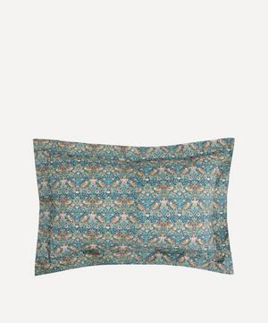 Coco & Wolf - Strawberry Thief Stitch Edge Oblong Bolster Cushion image number 1