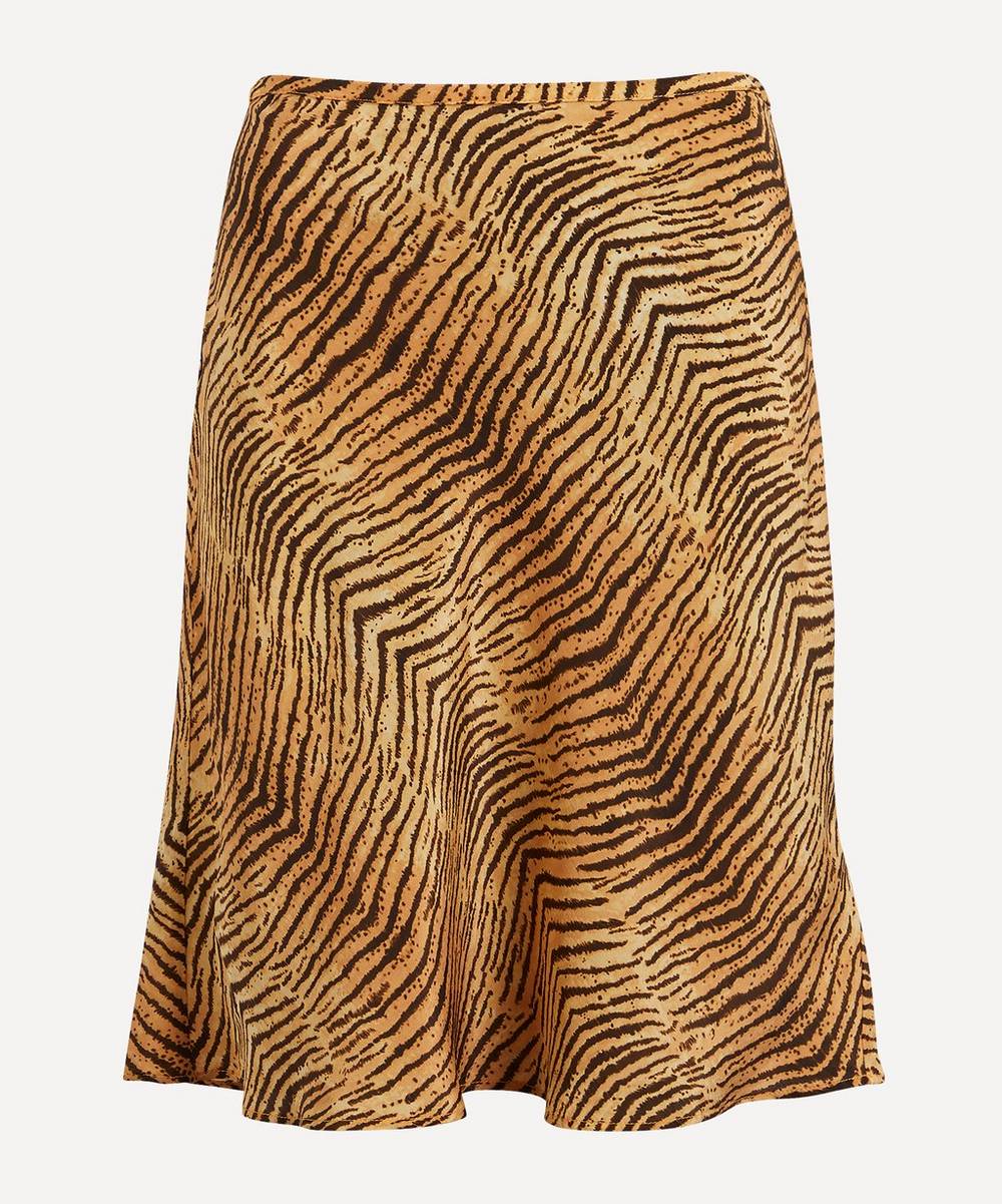 RIXO - Bea Tiger Mini-Skirt