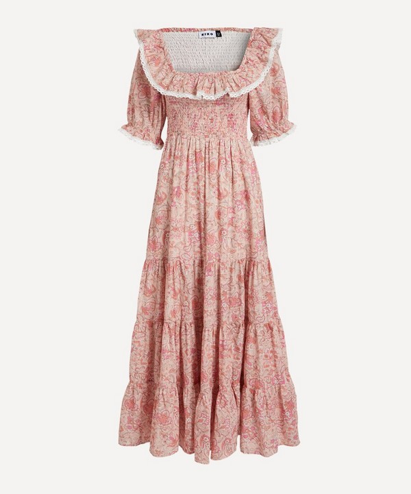 RIXO - Joanie Pink Paisley Dress image number null