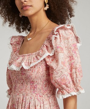 RIXO - Joanie Pink Paisley Dress image number 4