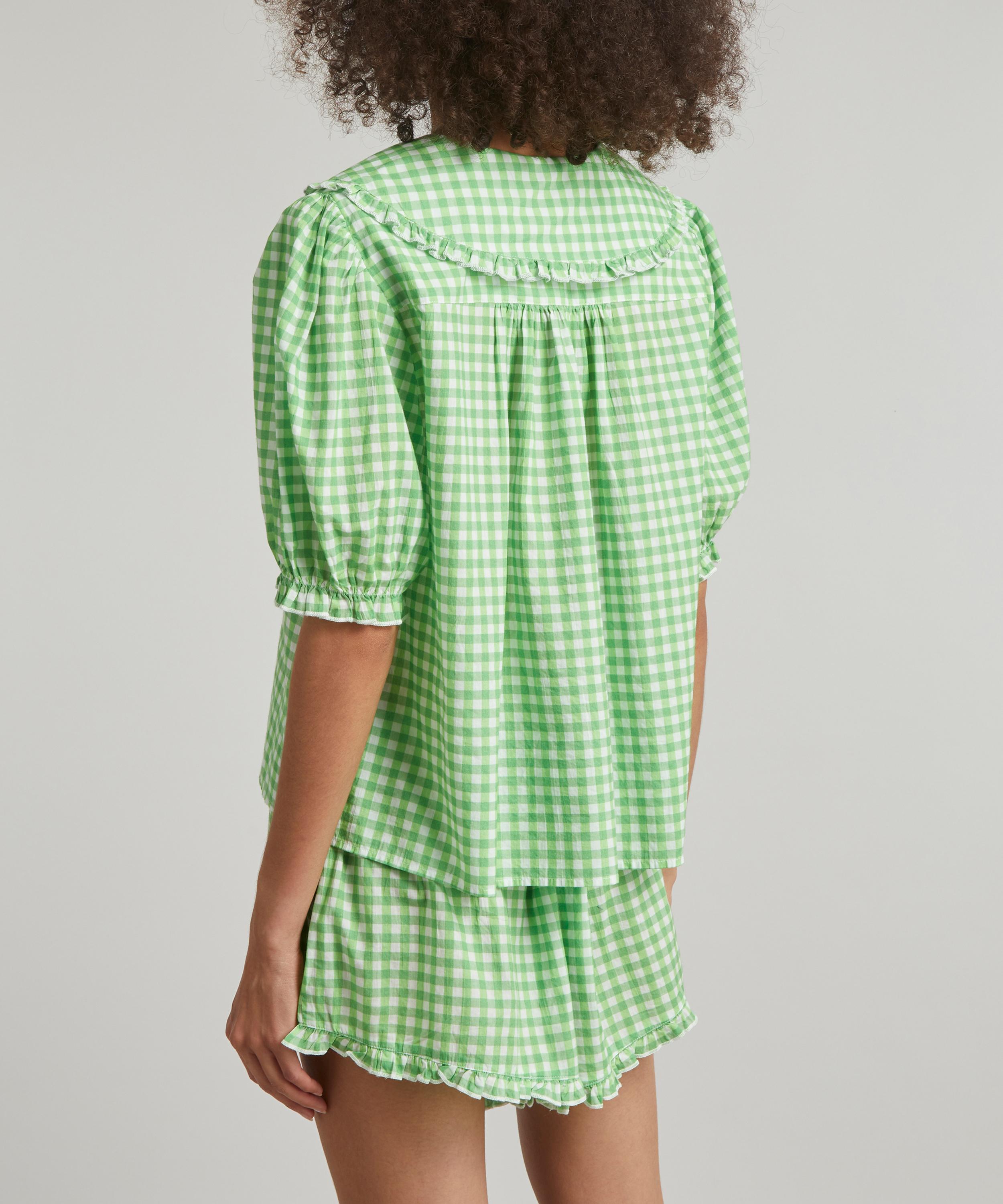 RIXO - Alva Check Print Pyjama Set image number 3