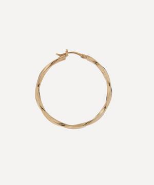 Maria Black - 22ct Gold-Plated 30 Francisca Single Hoop Earring image number 0
