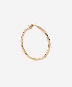 Maria Black - 22ct Gold-Plated 30 Francisca Single Hoop Earring image number 1