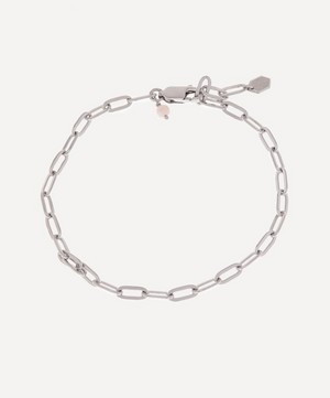 Maria Black - White Rhodium-Plated Gemma Chain Bracelet image number 0
