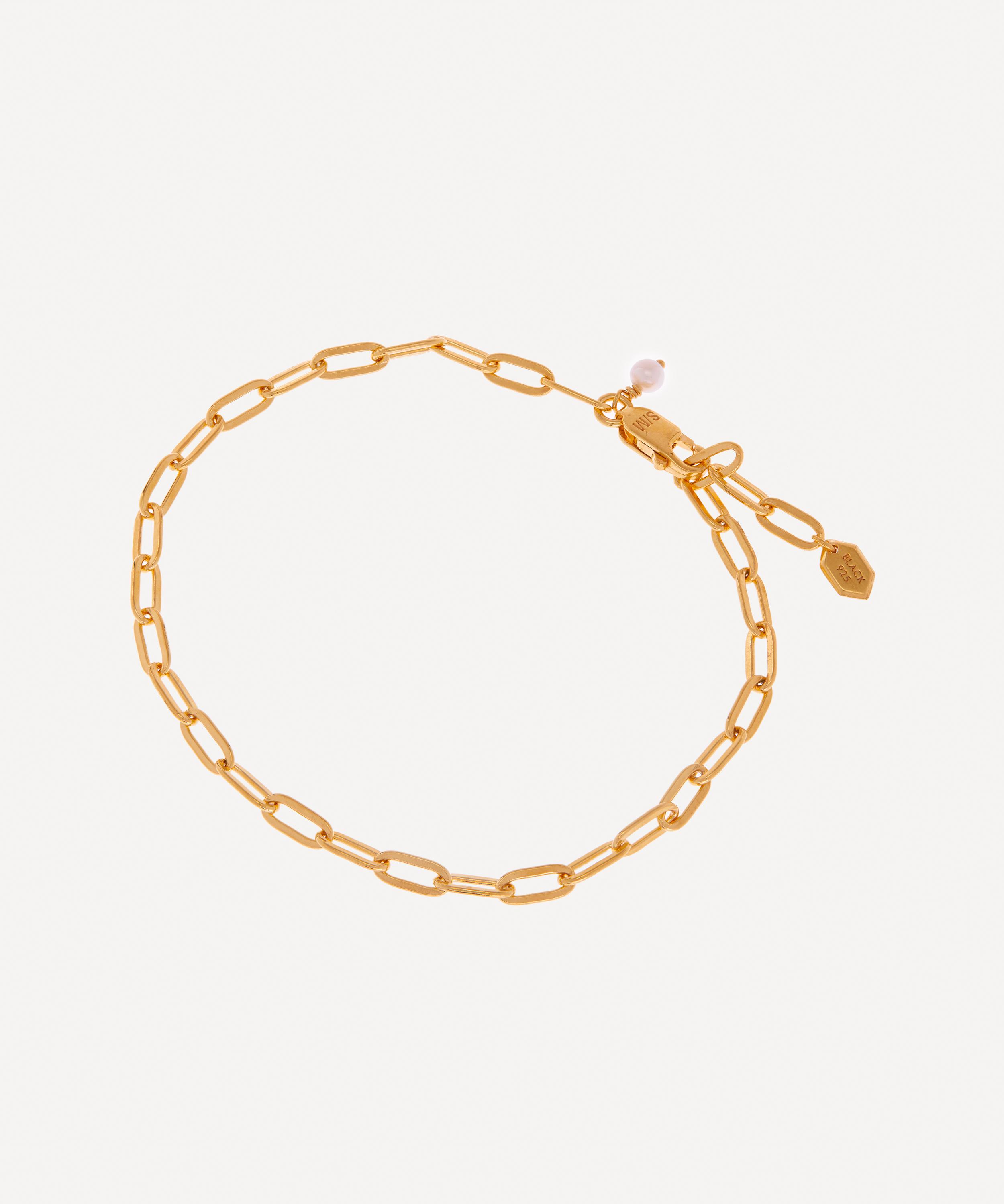 Maria Black - 22ct Gold-Plated Gemma Chain Bracelet image number 1