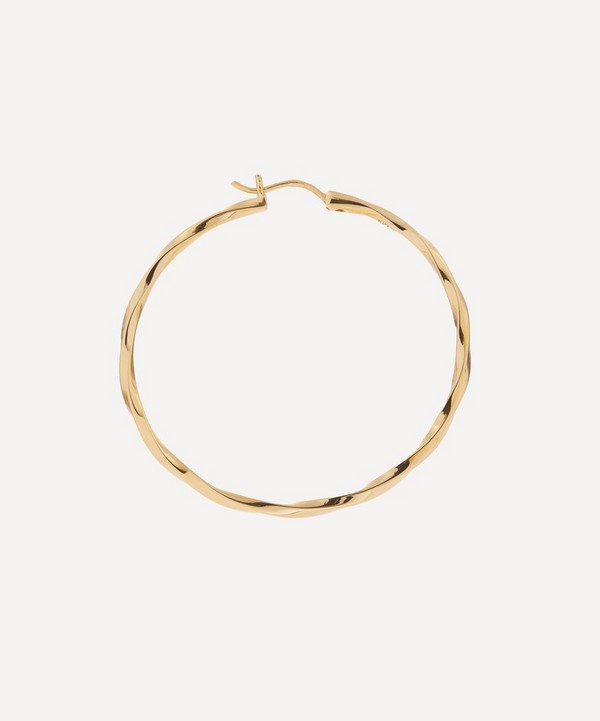 Maria Black - 22ct Gold-Plated 45 Francisca Hoop Earrings image number null