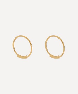 Maria Black - 22ct Gold-Plated Basic 12 Hoop Earrings image number 1