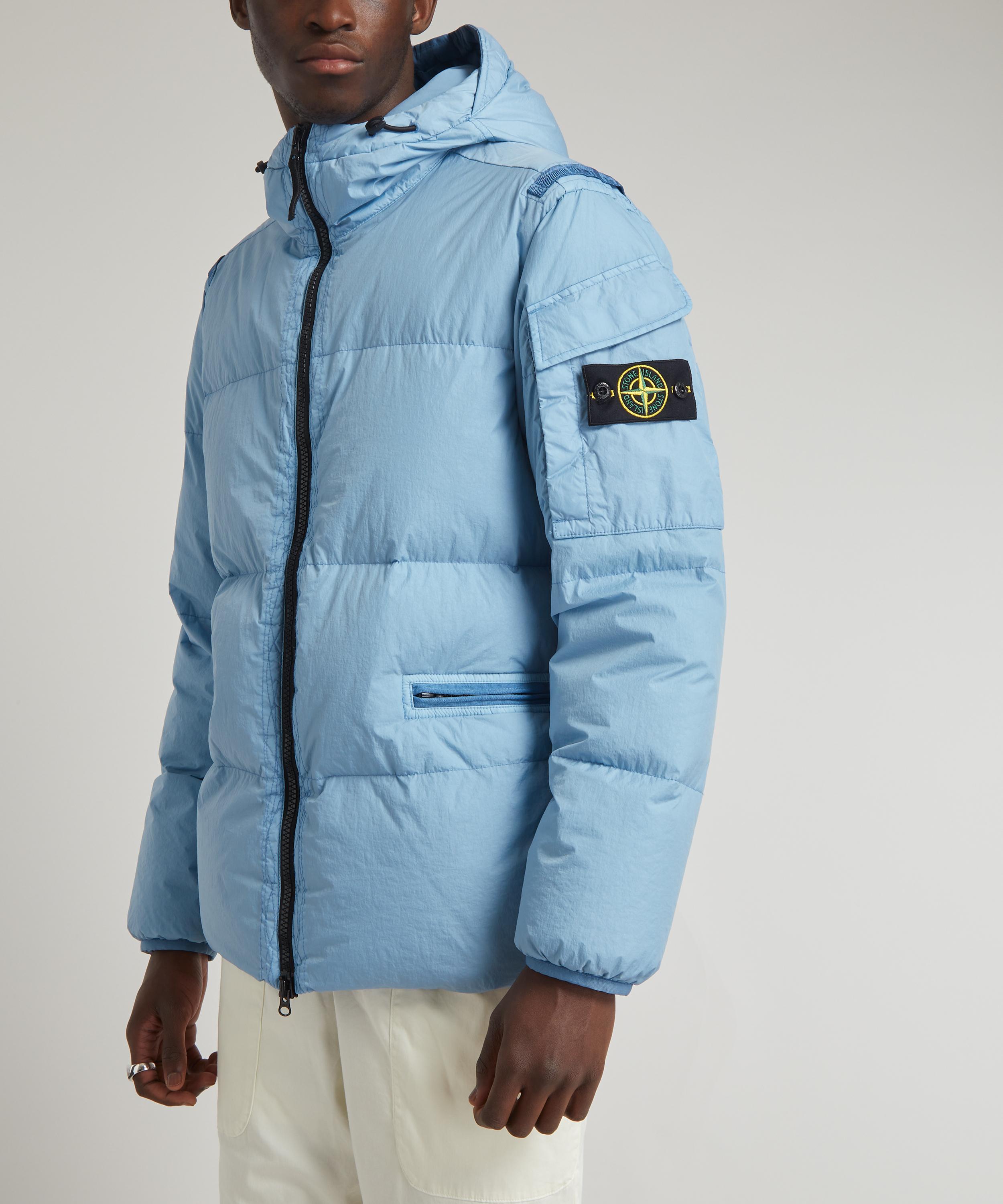 Stone island crinkle hot sale reps long down