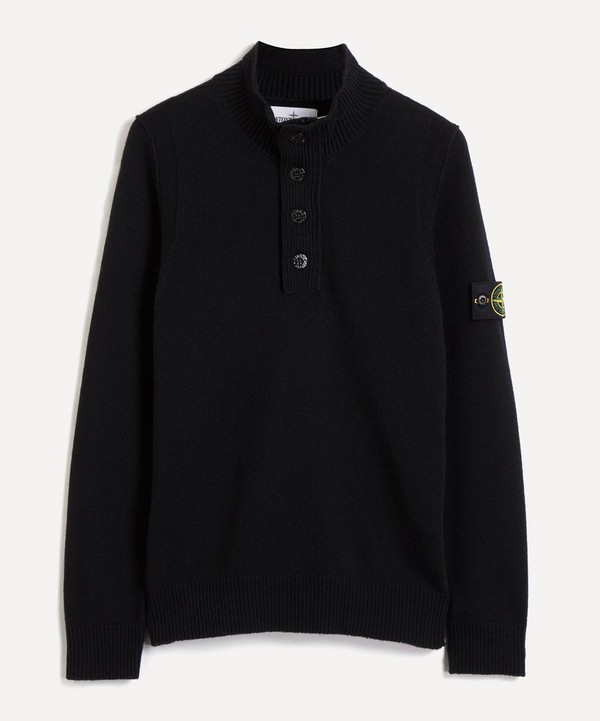 Stone Island - Wool-Blend Buttoned Jumper image number null