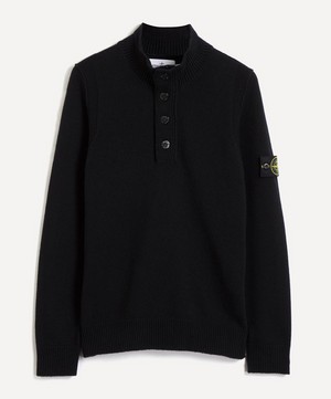 Stone Island - Wool-Blend Buttoned Jumper image number 0