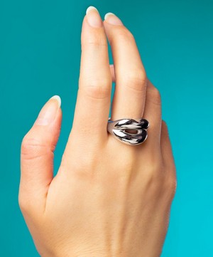 Solange Azagury-Partridge - Silver Hotlips Ring image number 1