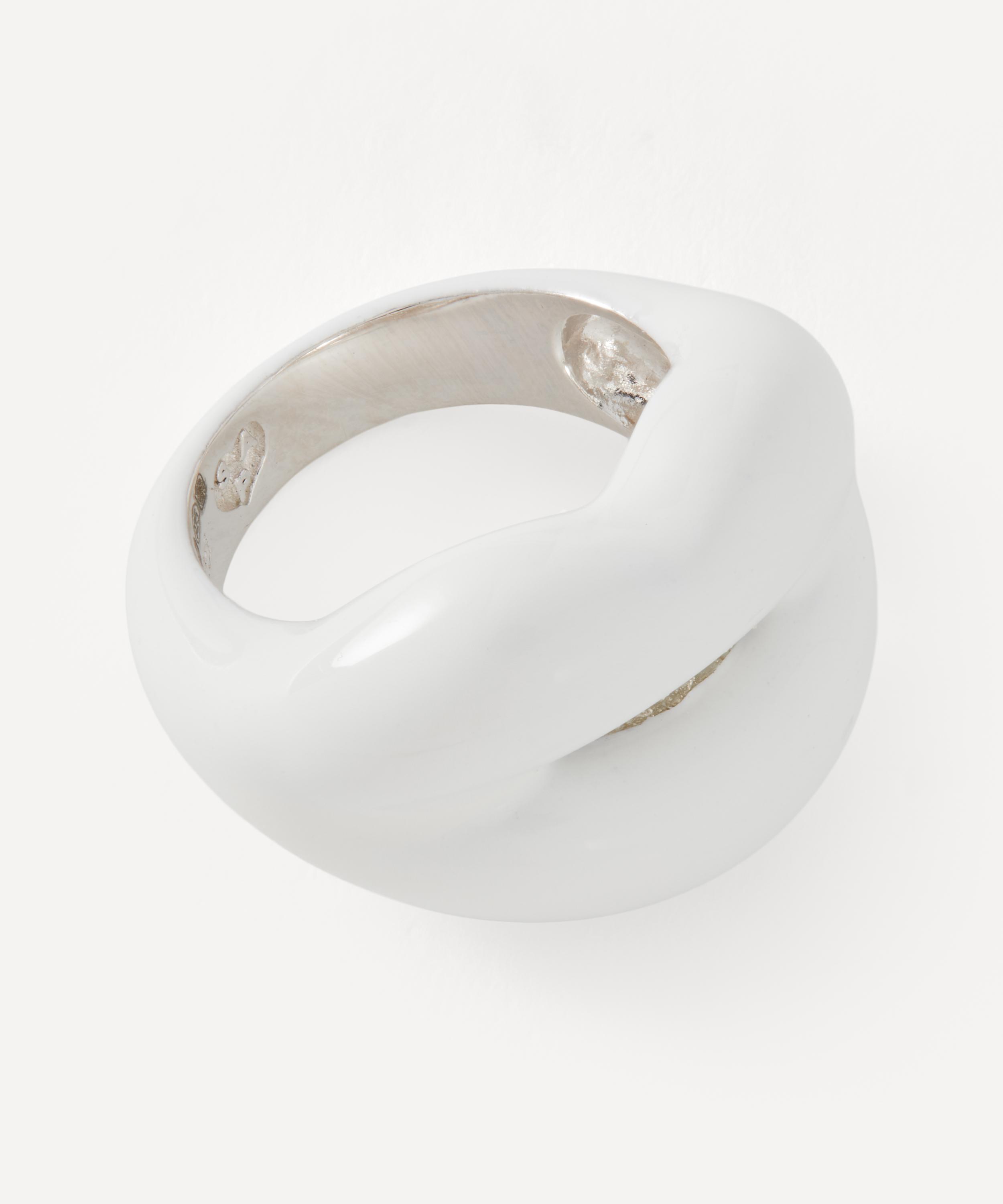 Solange Azagury-Partridge - White Hotlips Ring image number 1