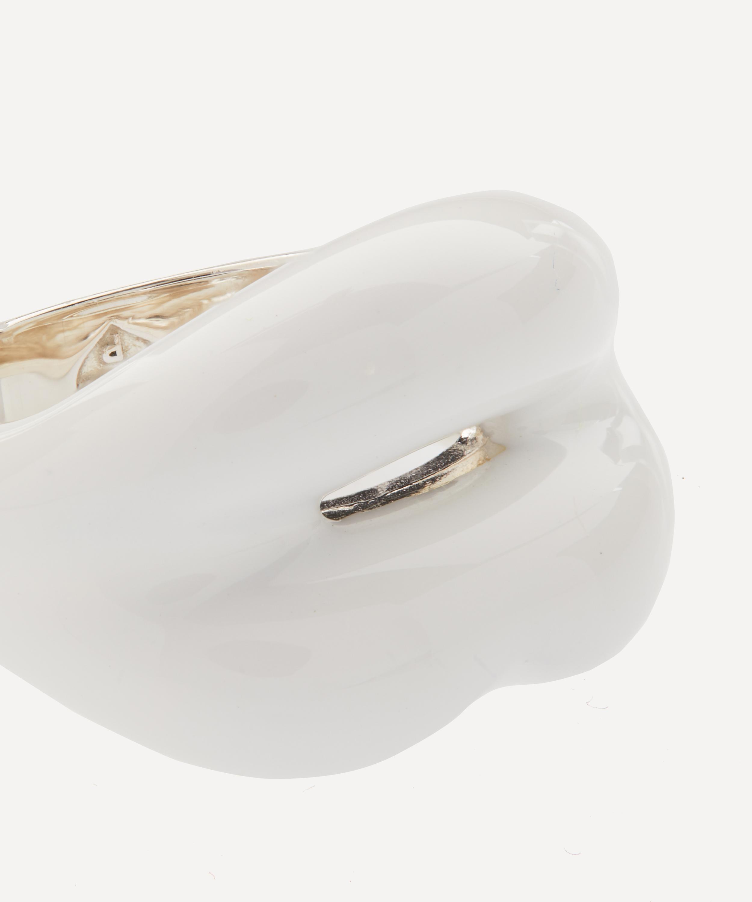 Solange Azagury-Partridge - White Hotlips Ring image number 2
