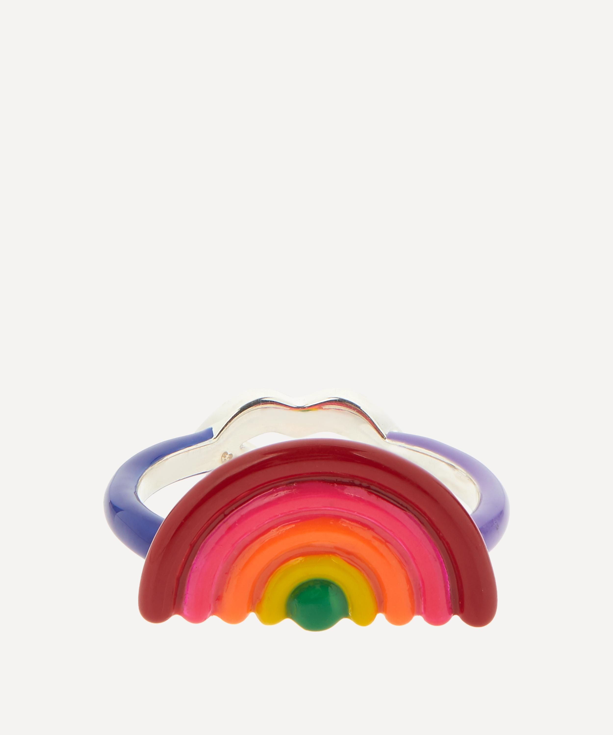 Solange Azagury-Partridge - Rainbow Hotglyph Ring image number 0