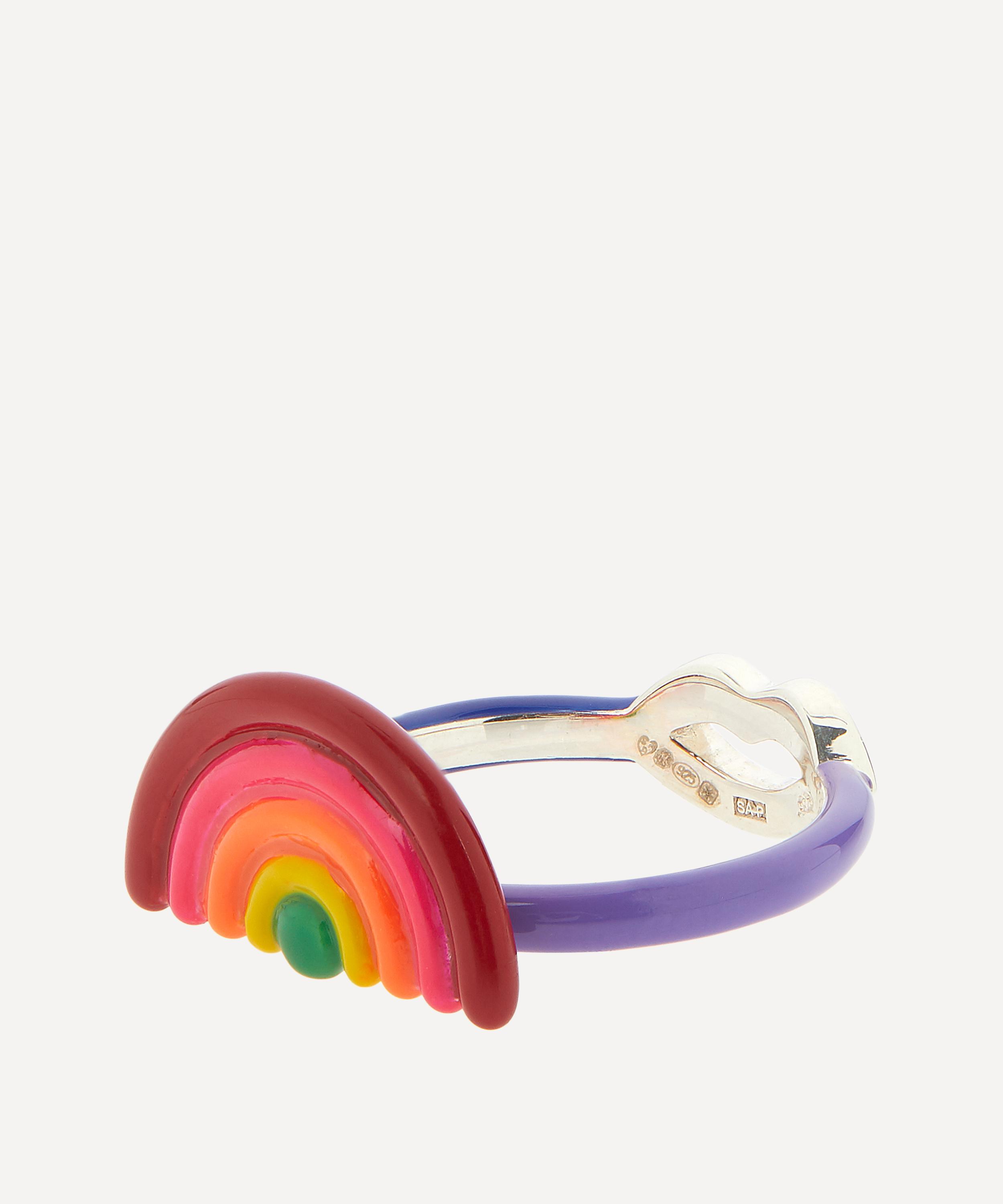 Solange Azagury-Partridge - Rainbow Hotglyph Ring image number 1