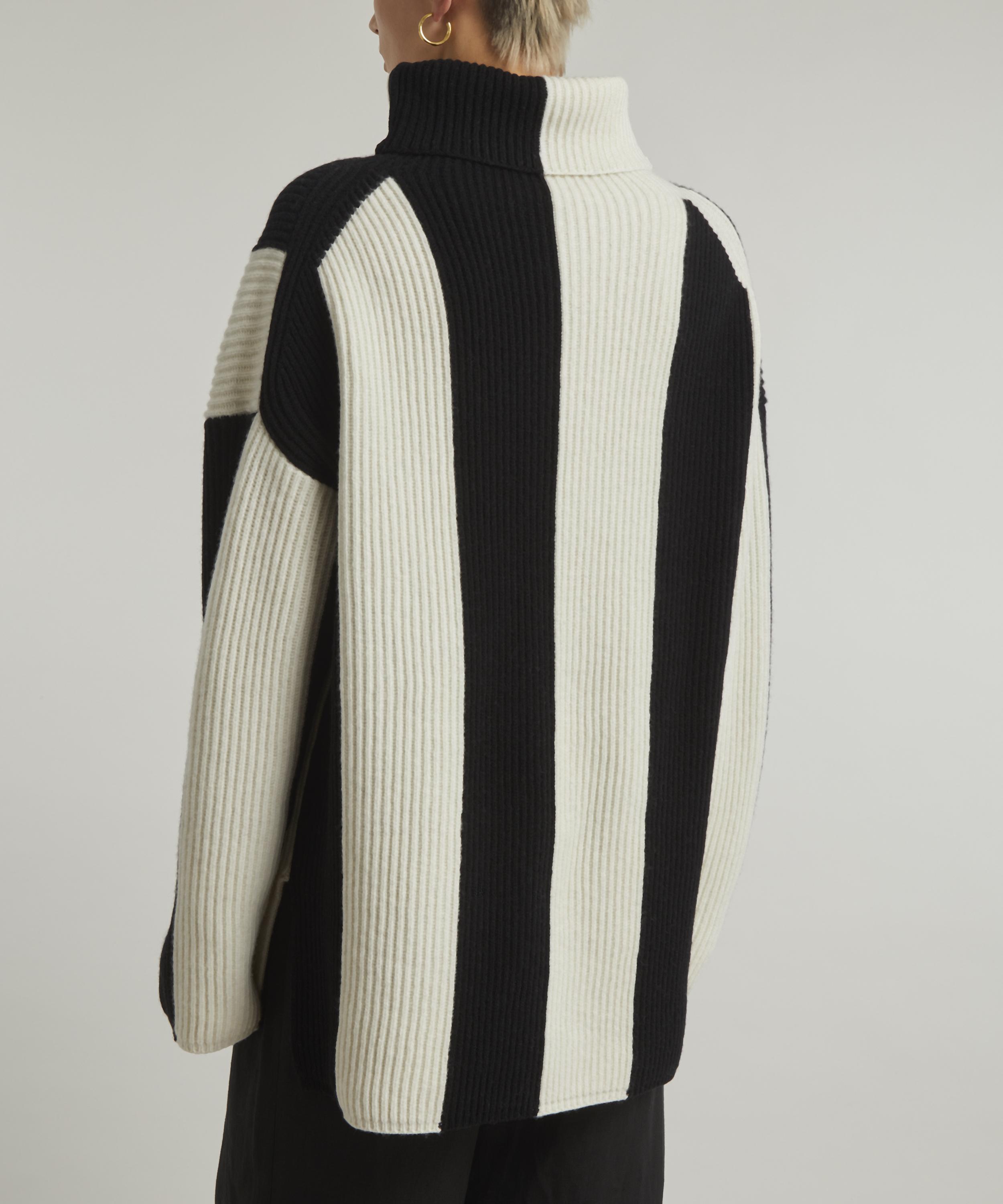 Joseph - Graphic Knit High-Neck Jumper image number 3