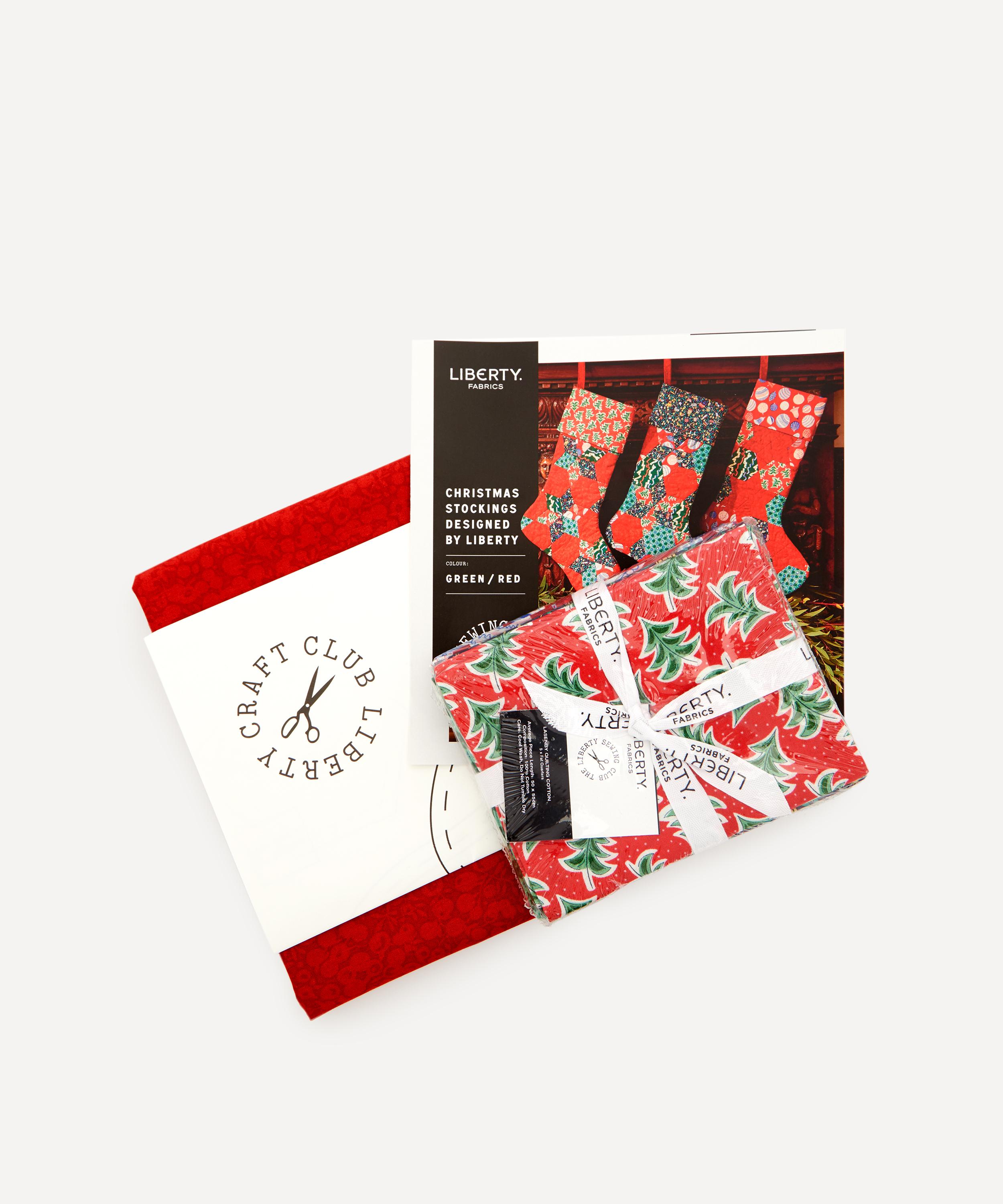 Liberty Fabrics - Make-Your-Own Christmas Stocking Kit Red image number 1