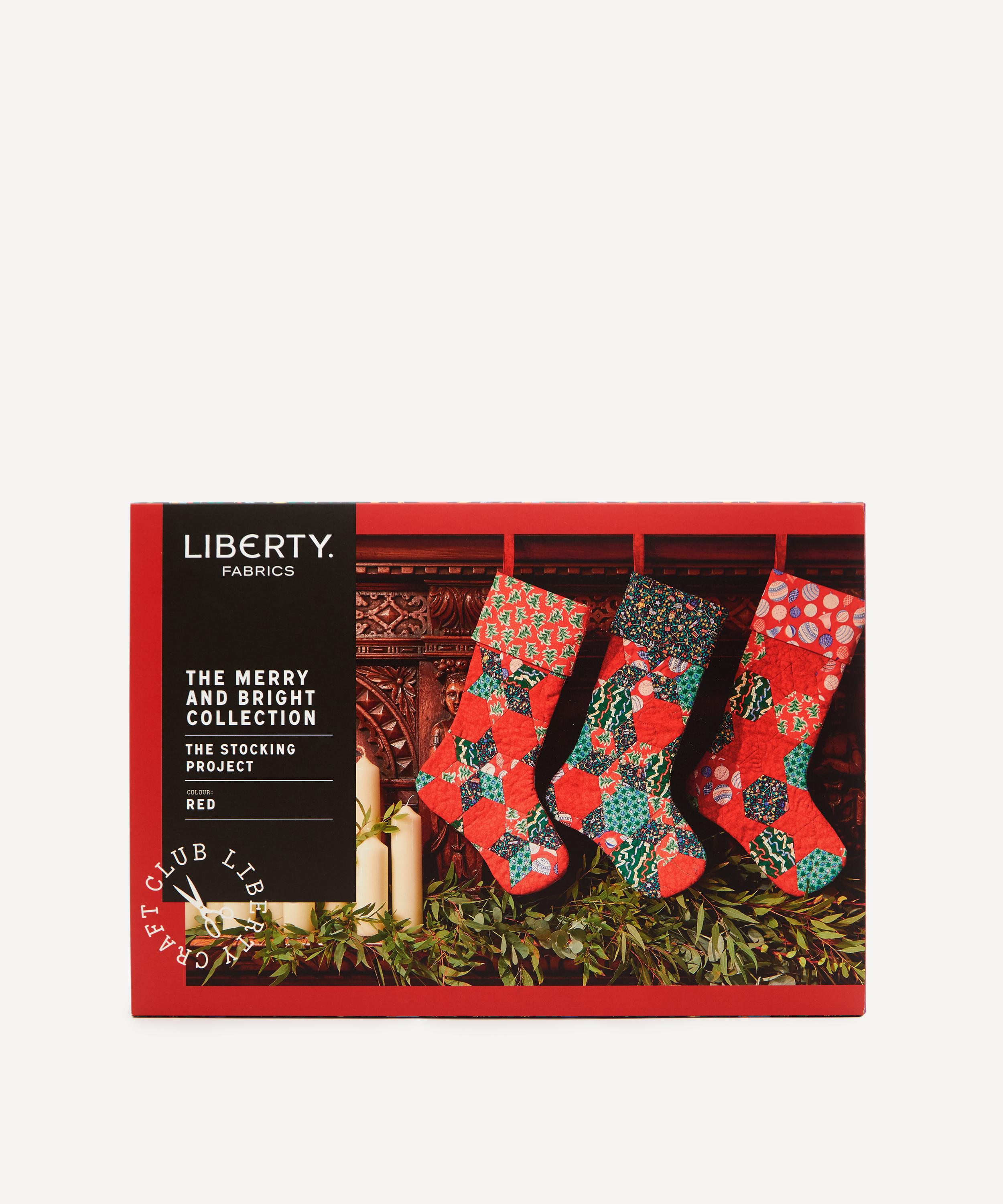 Liberty Fabrics - Make-Your-Own Christmas Stocking Kit Red image number 2
