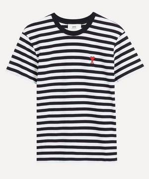 Ami - Ami de Coeur Striped T-Shirt image number 0