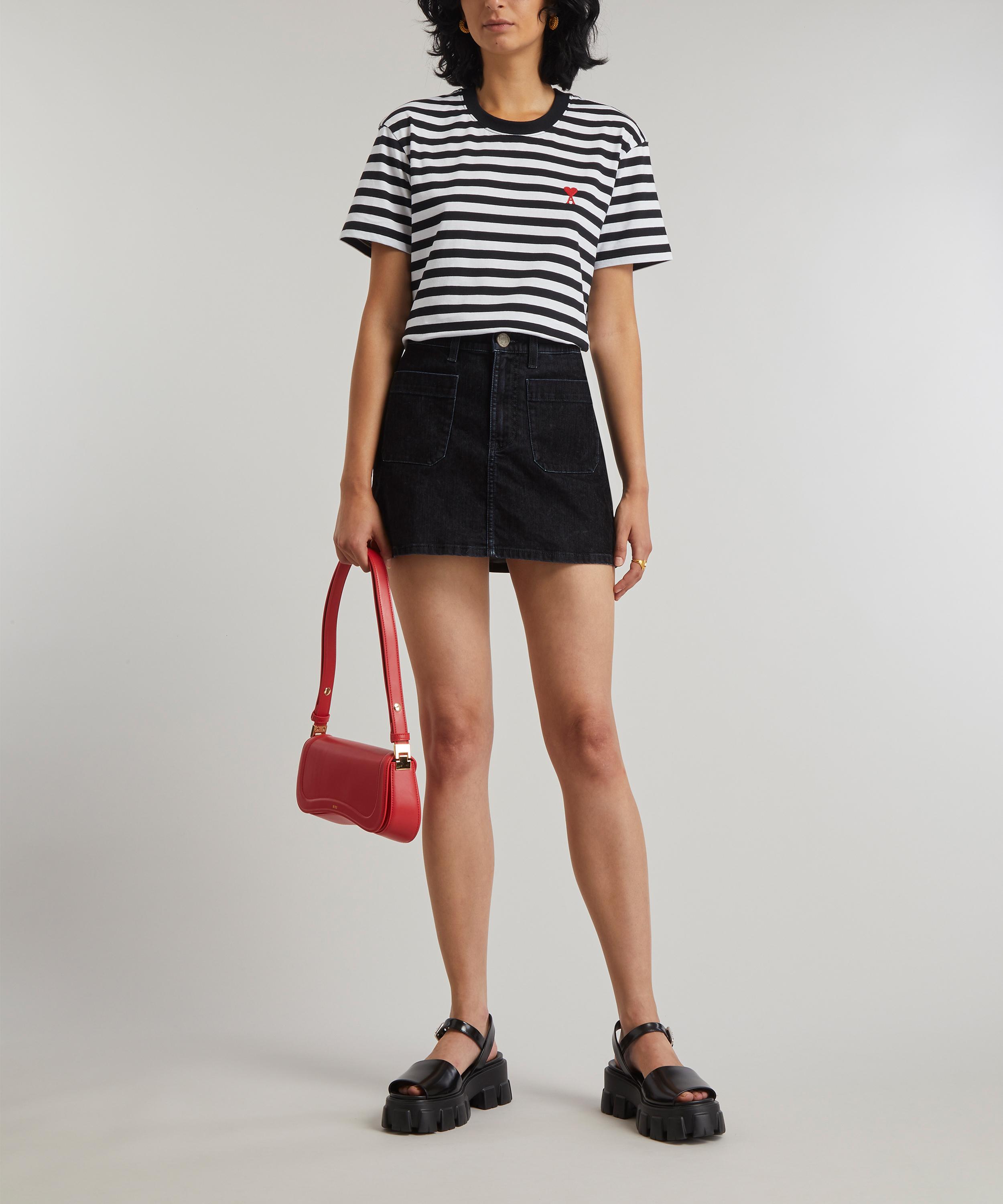 Ami - Ami de Coeur Striped T-Shirt image number 1