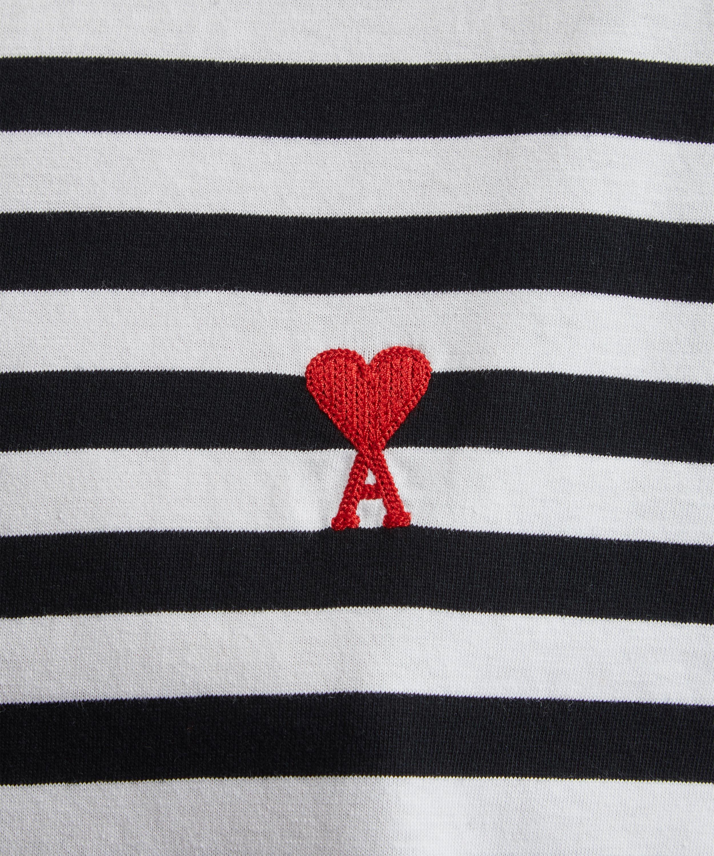 Ami - Ami de Coeur Striped T-Shirt image number 4