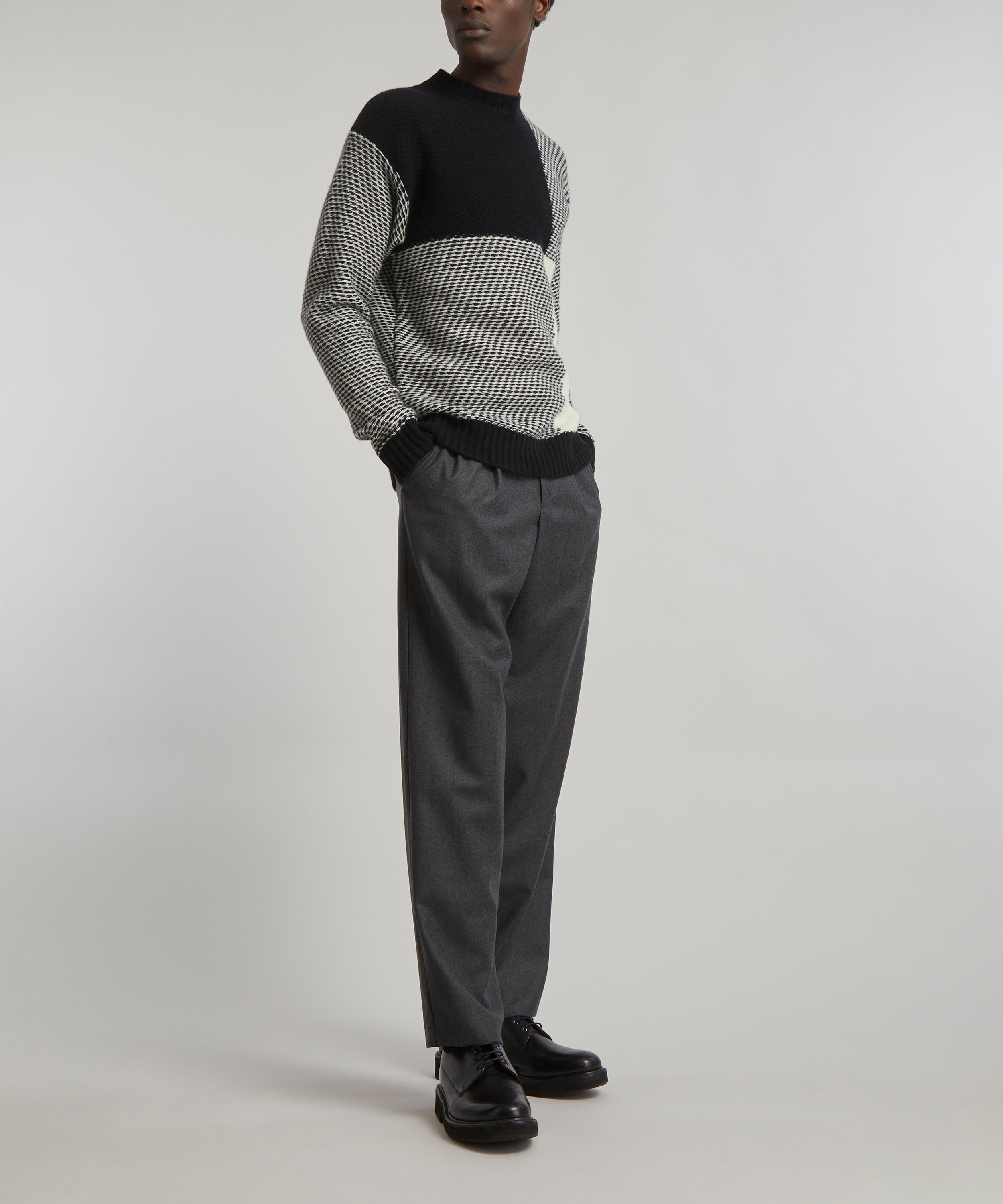 Woolrich - Buffalo Check Crew-Neck Jumper image number 1