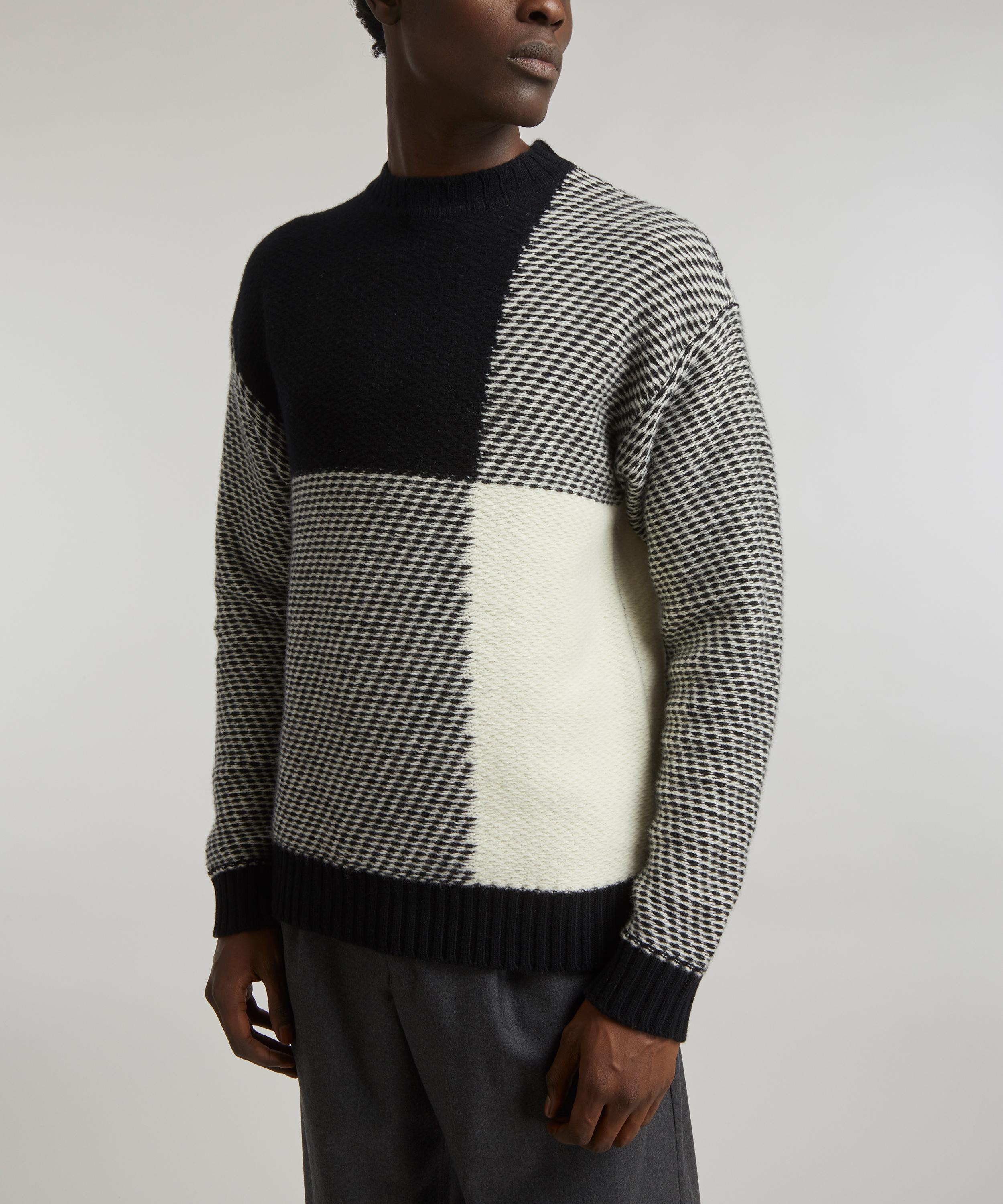 Woolrich - Buffalo Check Crew-Neck Jumper image number 2