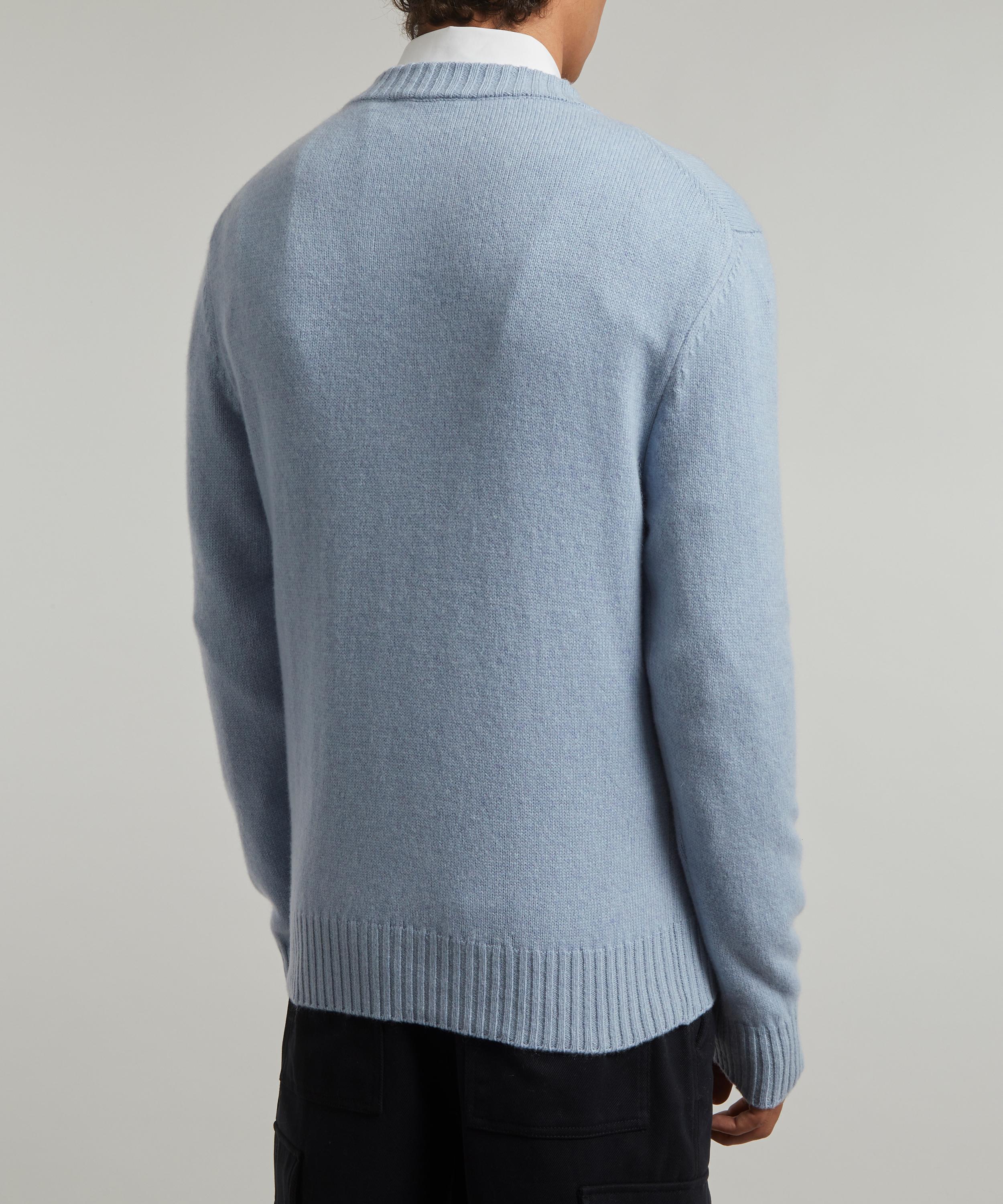 Ami - Tonal Small A Heart Crew-Neck Jumper image number 3