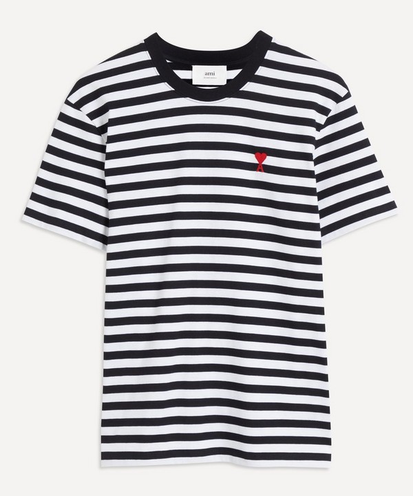 Ami - Ami de Coeur Striped T-Shirt image number null