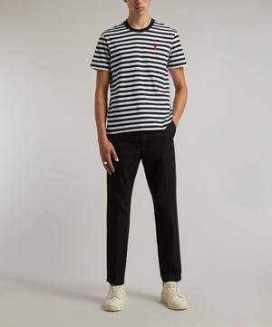 Ami - Ami de Coeur Striped T-Shirt image number 1