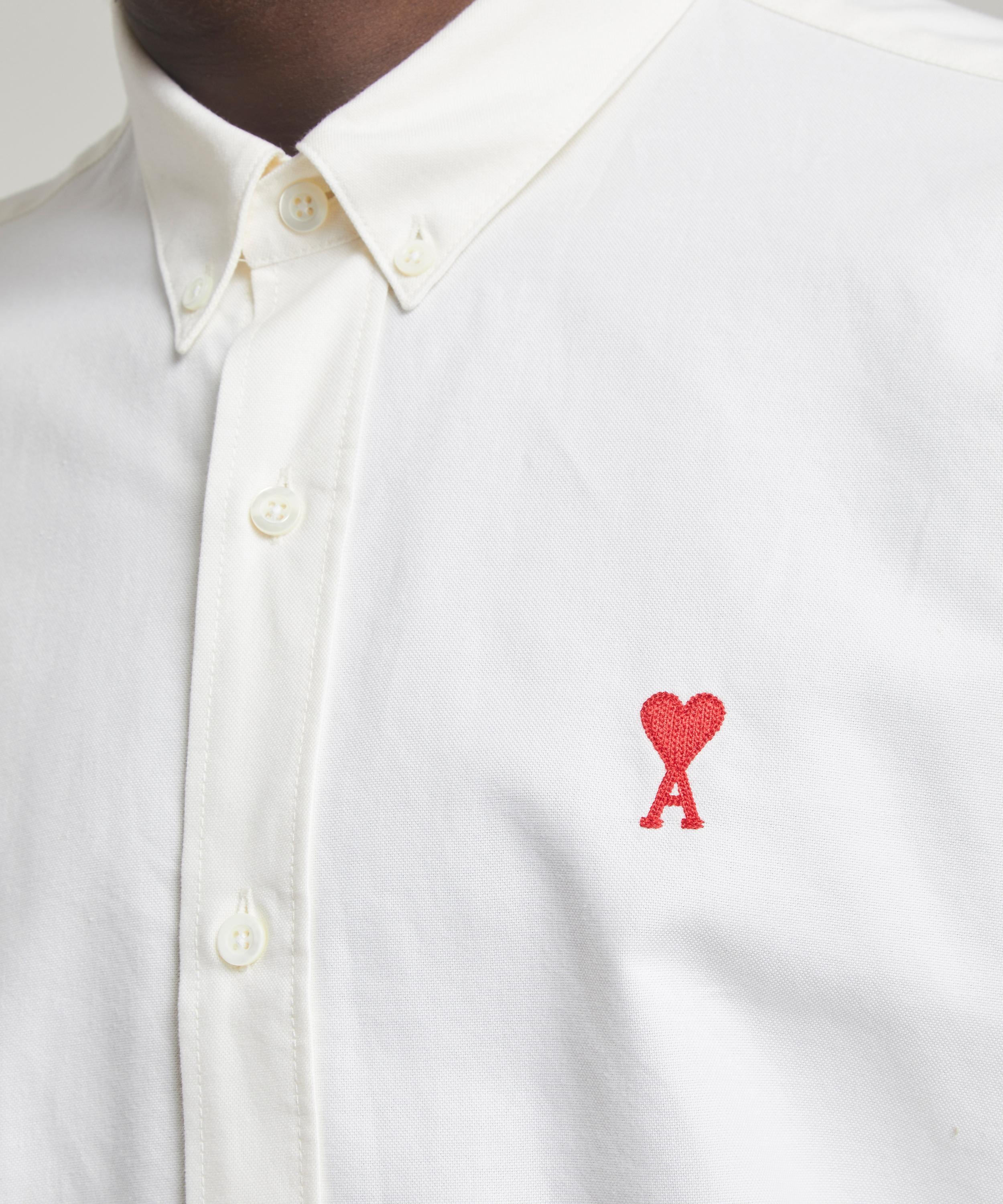 Ami - Button-Down Ami De Coeur Oxford Shirt image number 4