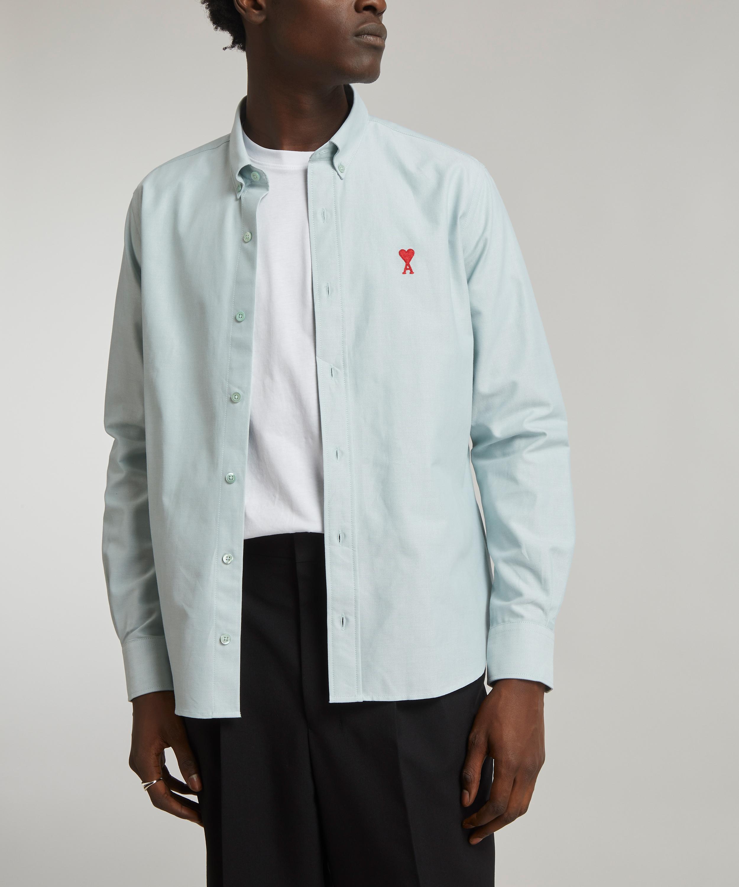 Ami - Button-Down Ami De Coeur Oxford Shirt image number 2