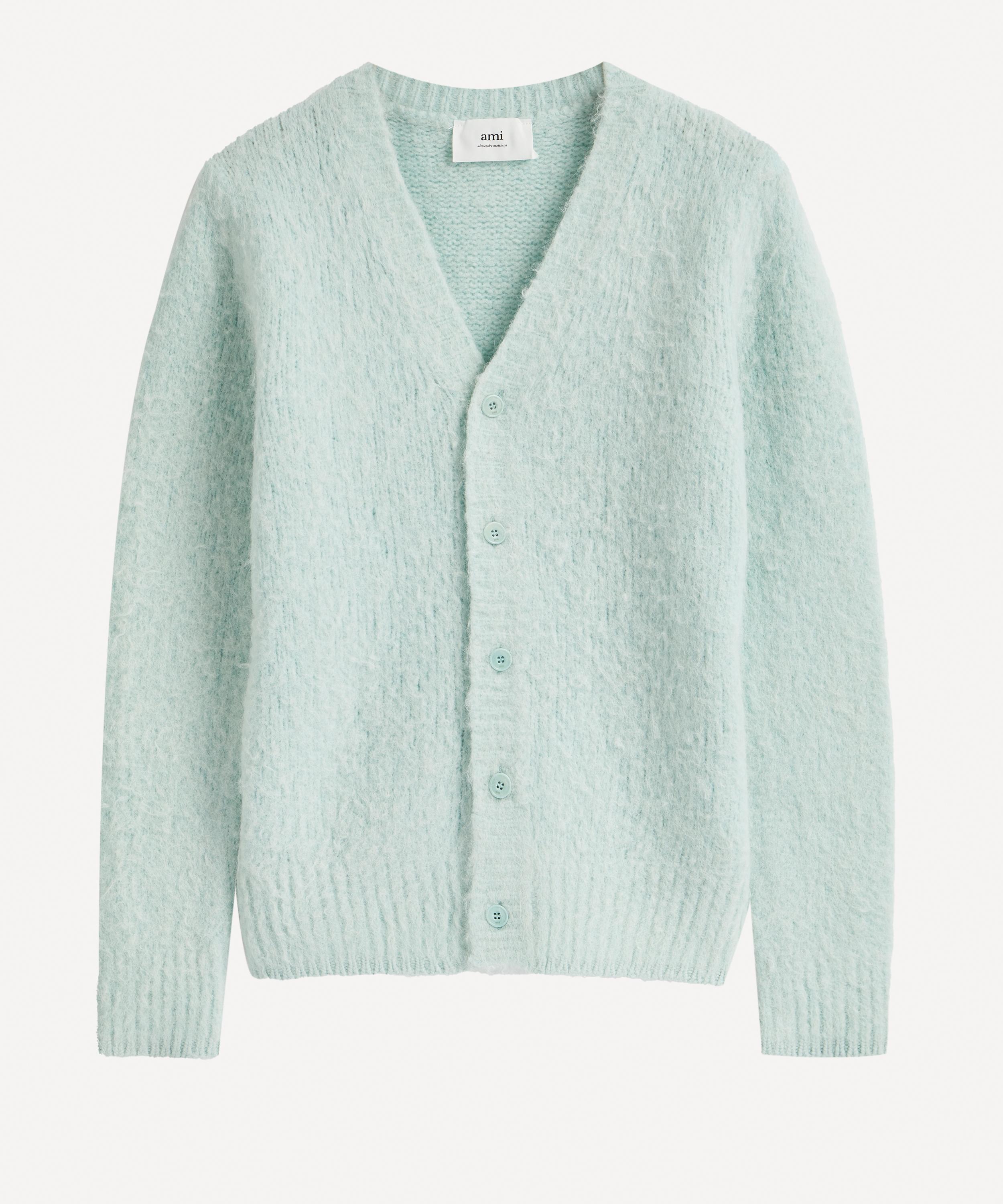 Ami - Brushed Woollen Alpaca Cardigan image number 0