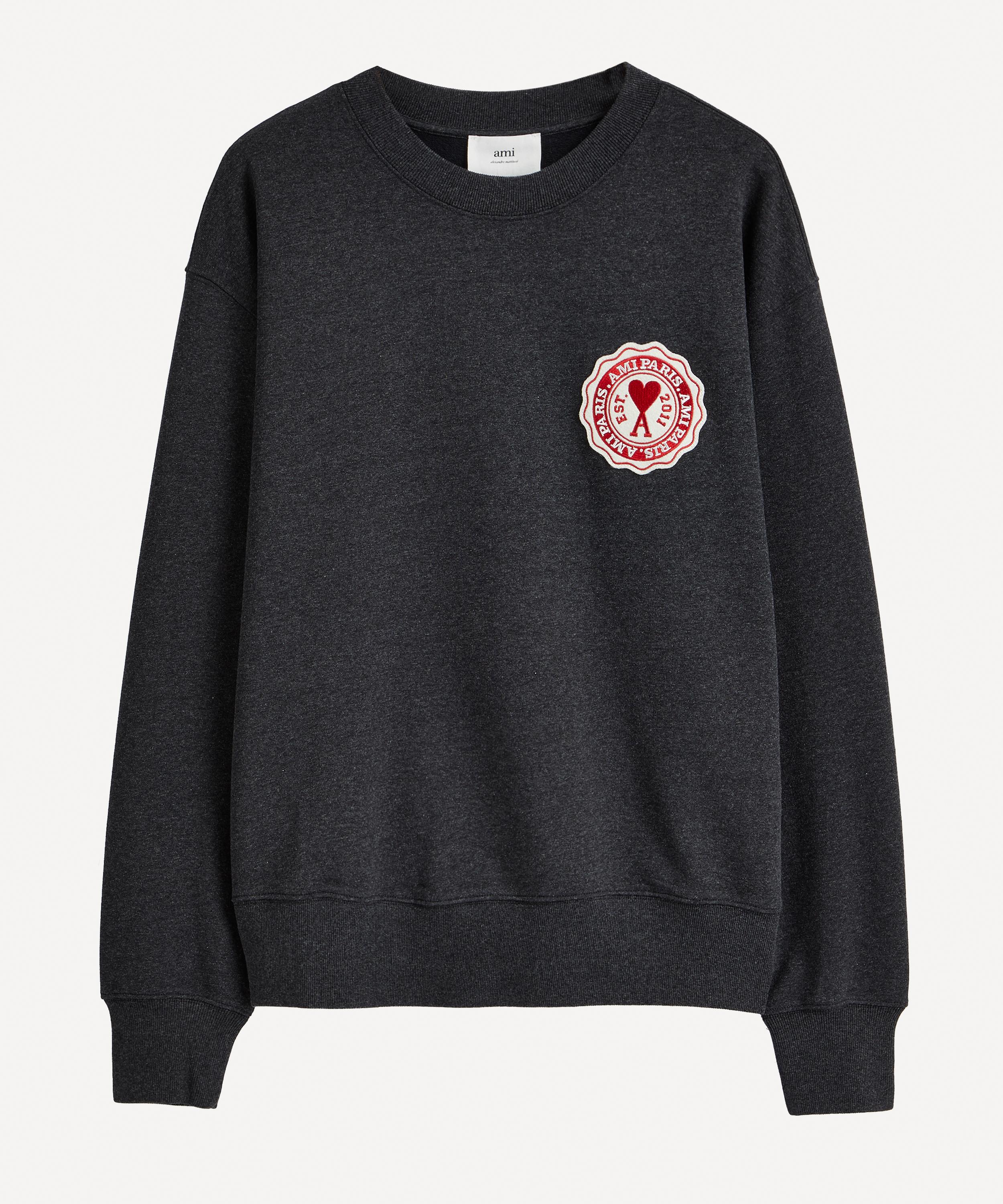 Ami - Paris Patch Crew Sweatshirt image number 0
