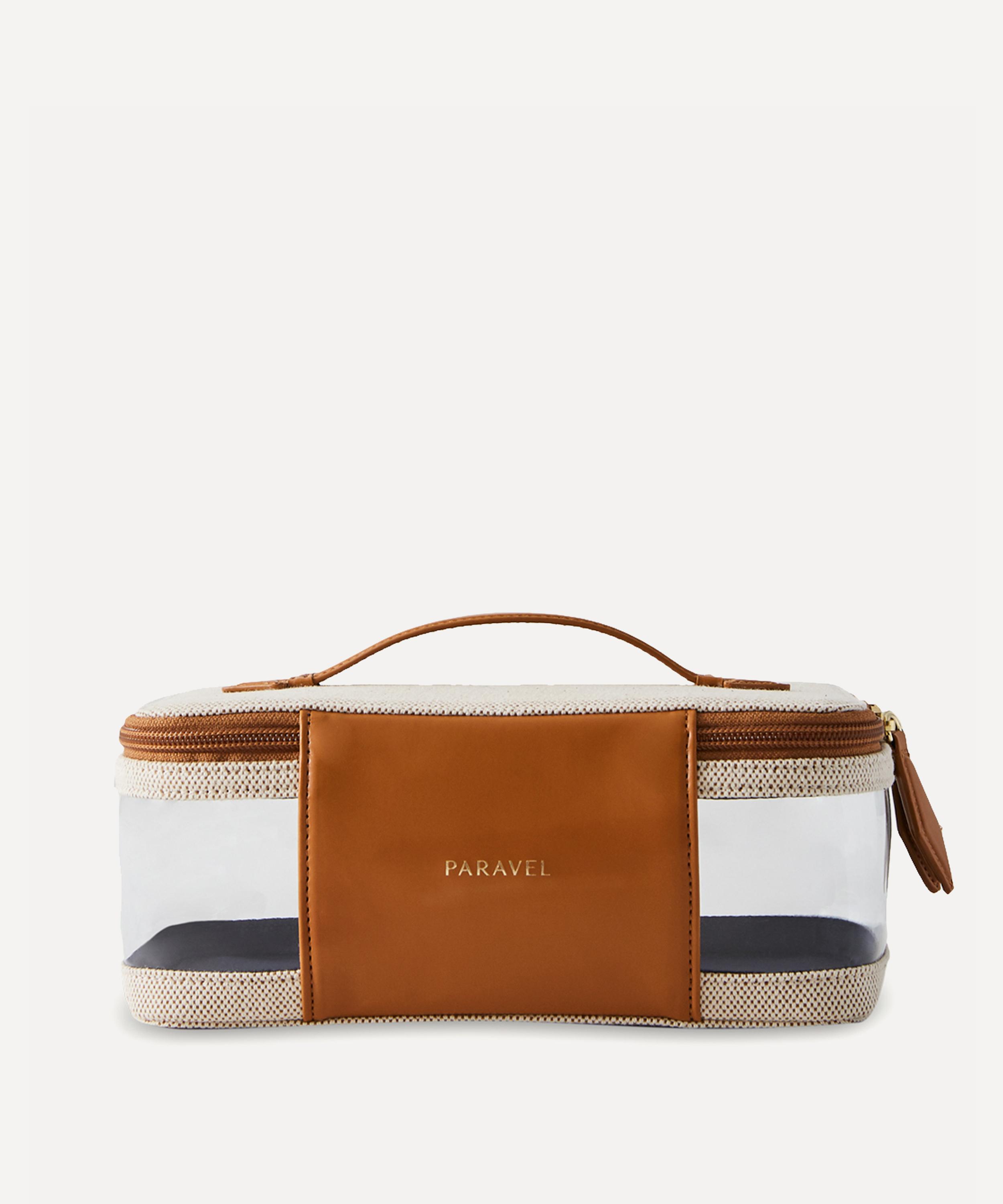 Paravel Mini See-All Vanity Case Scout Tan