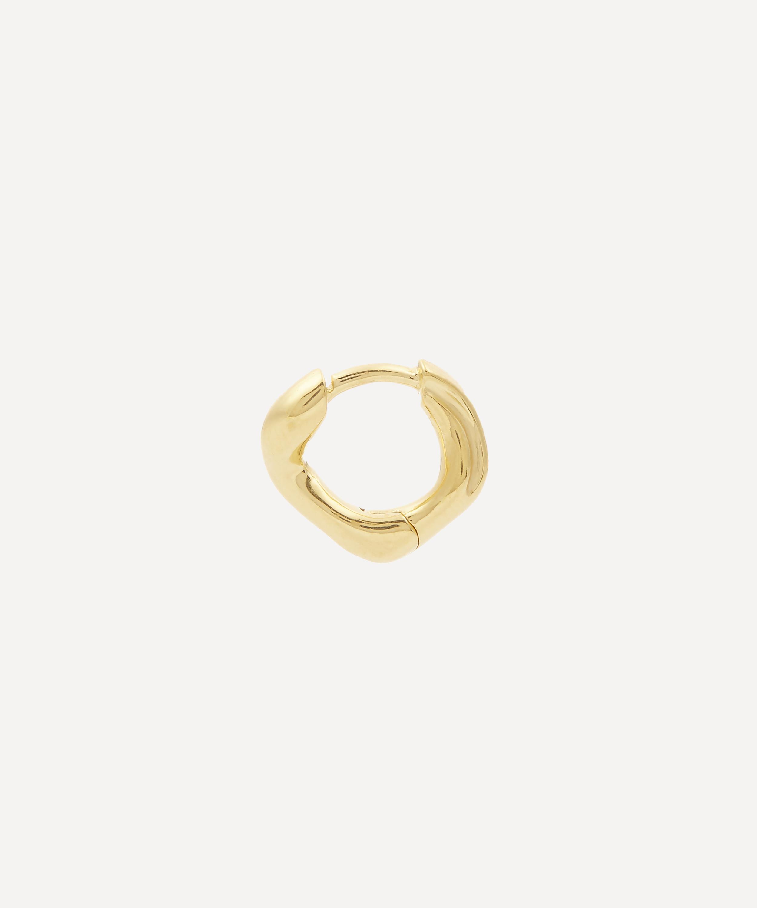 Maria Black - 22ct Gold-Plated Anil 6 Huggie Hoop Earring image number 0