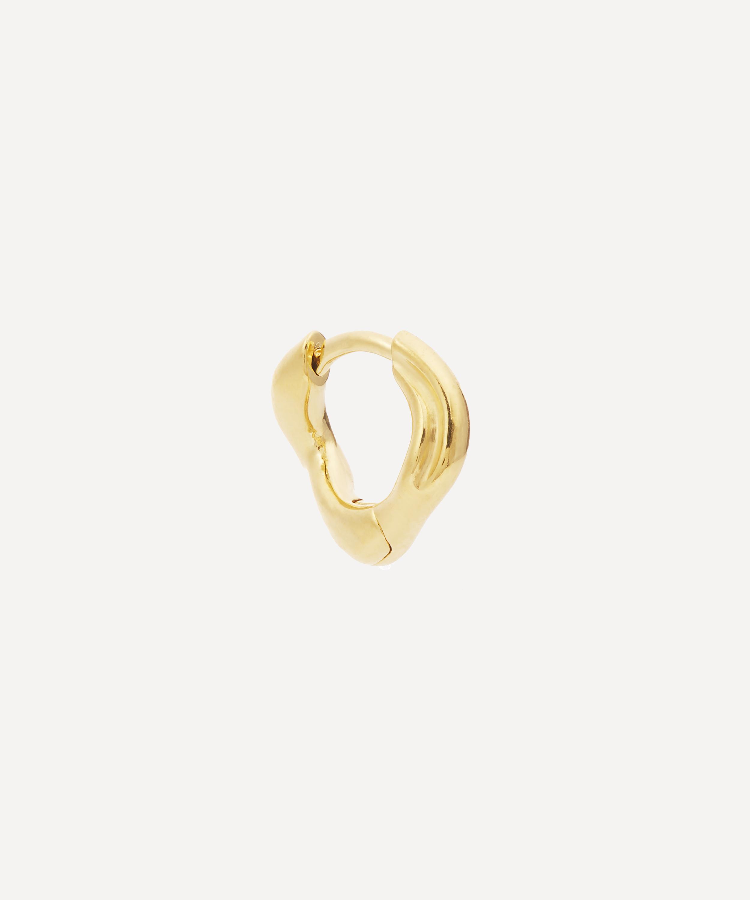 Maria Black - 22ct Gold-Plated Anil 6 Huggie Hoop Earring image number 1