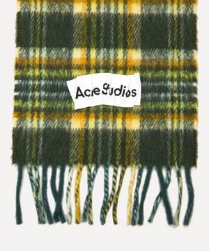 Acne Studios - Tartan Wool-Blend Scarf image number 2